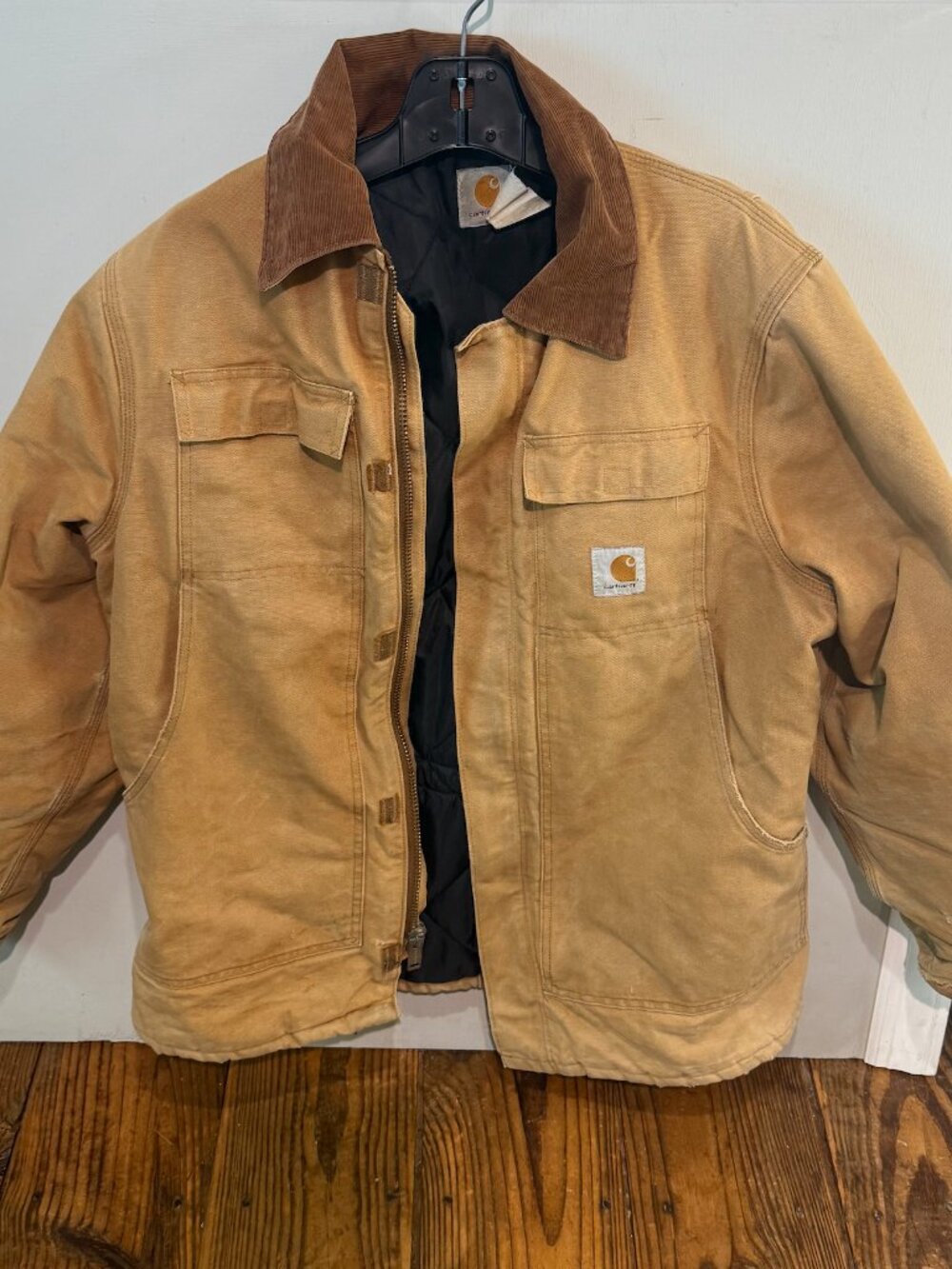 Vintage Carhartt CQ186 Arctic Quilt Lined Workwear Jacket Men's Large UNION USA